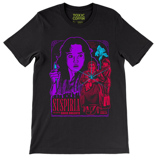 Suspiria Shirt, Dario Argento, Horror Tee, Witches, Italian Horror