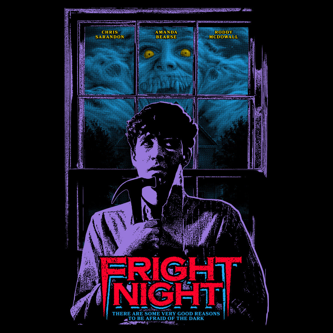 Fright Night Tee, Horror Tee, Vampires, Peter Vincent